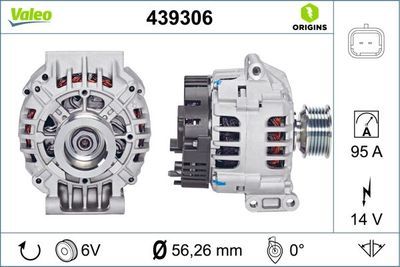 ALTERNATÖR 12V 95A CLIO KANGOO SCENIC MEGANE LAGUNA 1.6