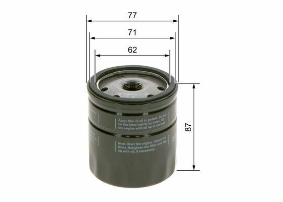 YAĞ FİLTRESİ TÜM OPEL MODELLERİ 1.4/1.6/1.8/2.0 95> METAL FİLTRE  95509857