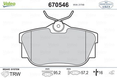 FREN BALATASI ARKA TRAFIC 1.9/2.0 VİVARO 01> | 7701054772