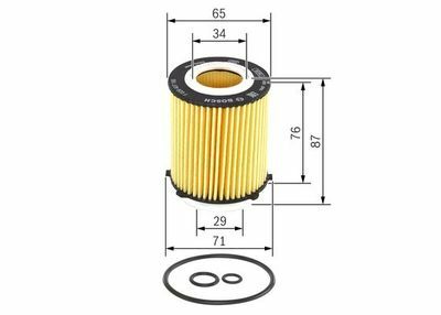 YAĞ FİLTRESİ MERCEDES W204 08-14 W205 14>W176 12-18 W177 18>W246 11-18 W212 13-16 W213 16>