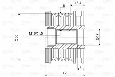 ALTERNATÖR KASNAK MERCEDES W202 W210 VITO 638 99-03 SPRINTER 00-06