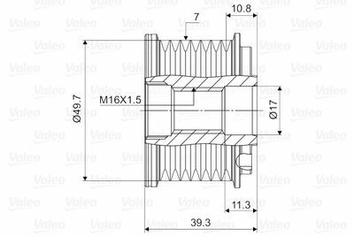 ALTERNATÖR KASNAĞI X164 C219 W212 W221 W251