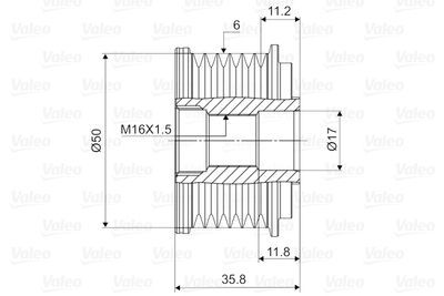 ALTERNATÖR KASNAK MERCEDES W203 03-07 CL203 08-11 W204 07-09 W211 02-08 W220 02-05