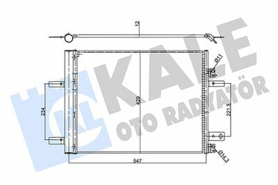 KLİMA RADYATÖRÜ PEUGEOT EXPER 16> 508 II 18> 308 II 13<21 3008 16> JUMPY 16< C4 II 13> 1.5 1.6 BLUE HDI KURUTUCULU 9673629480