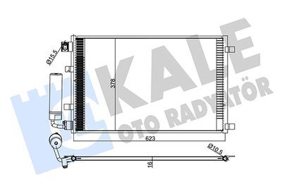 KLİMA RADYATÖRÜ NISSAN QASHQAI 07>12 1.6 2.0 BENZINLI