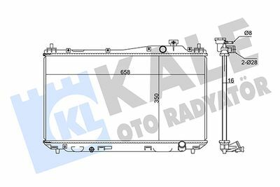 MOTOR SU RADYATÖR HONDA CIVIC 01-06 MANUEL VİTES   660*350*18