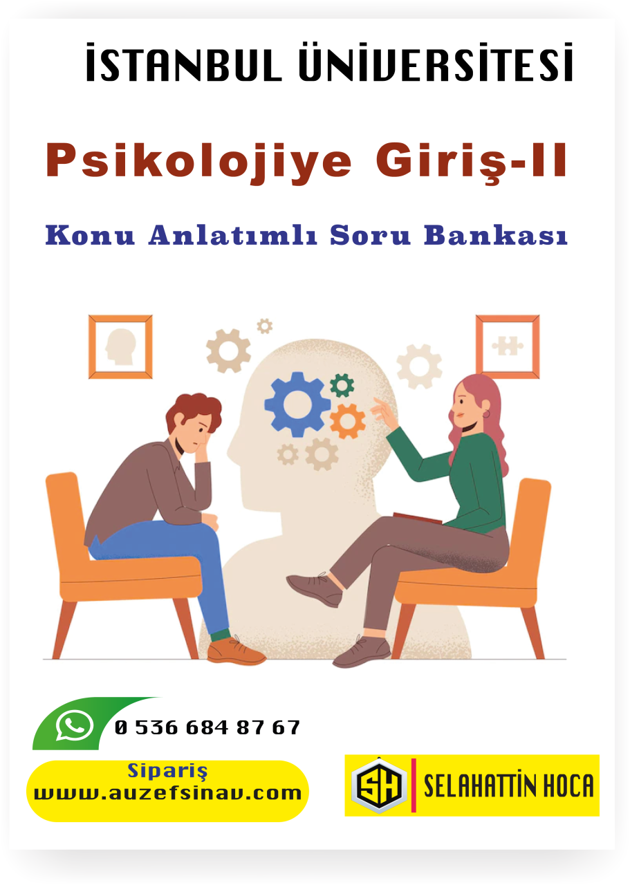 Psikolojiye Giriş-2 Konu Anlatımlı Soru Bankası