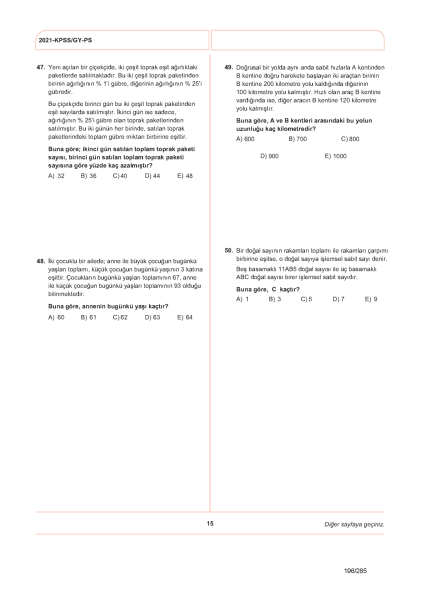 KPSS 2014-2023 Lisans Çıkmış Sorular (Tamamı)