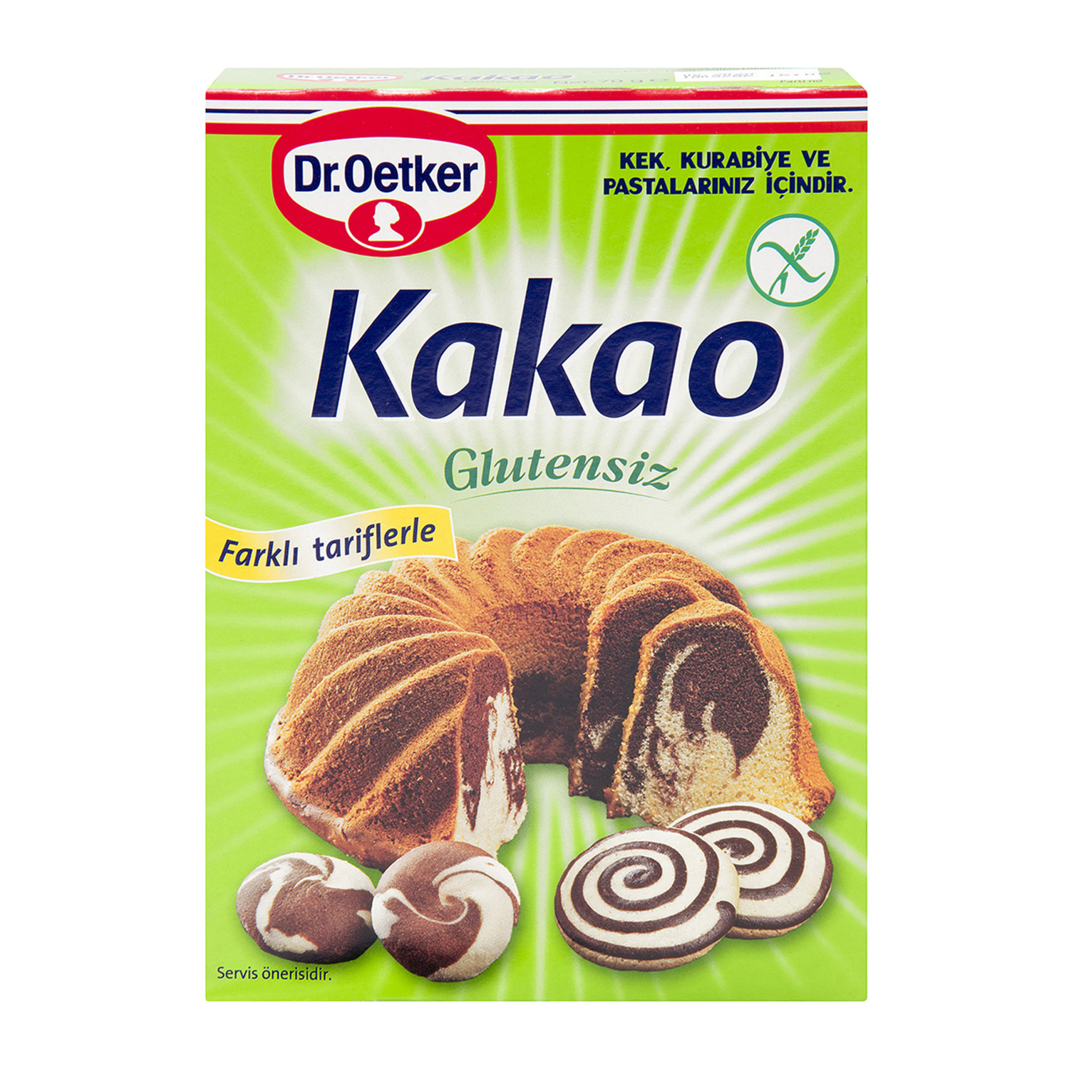 Dr. Oetker Gulutensiz Kakao 70 GR