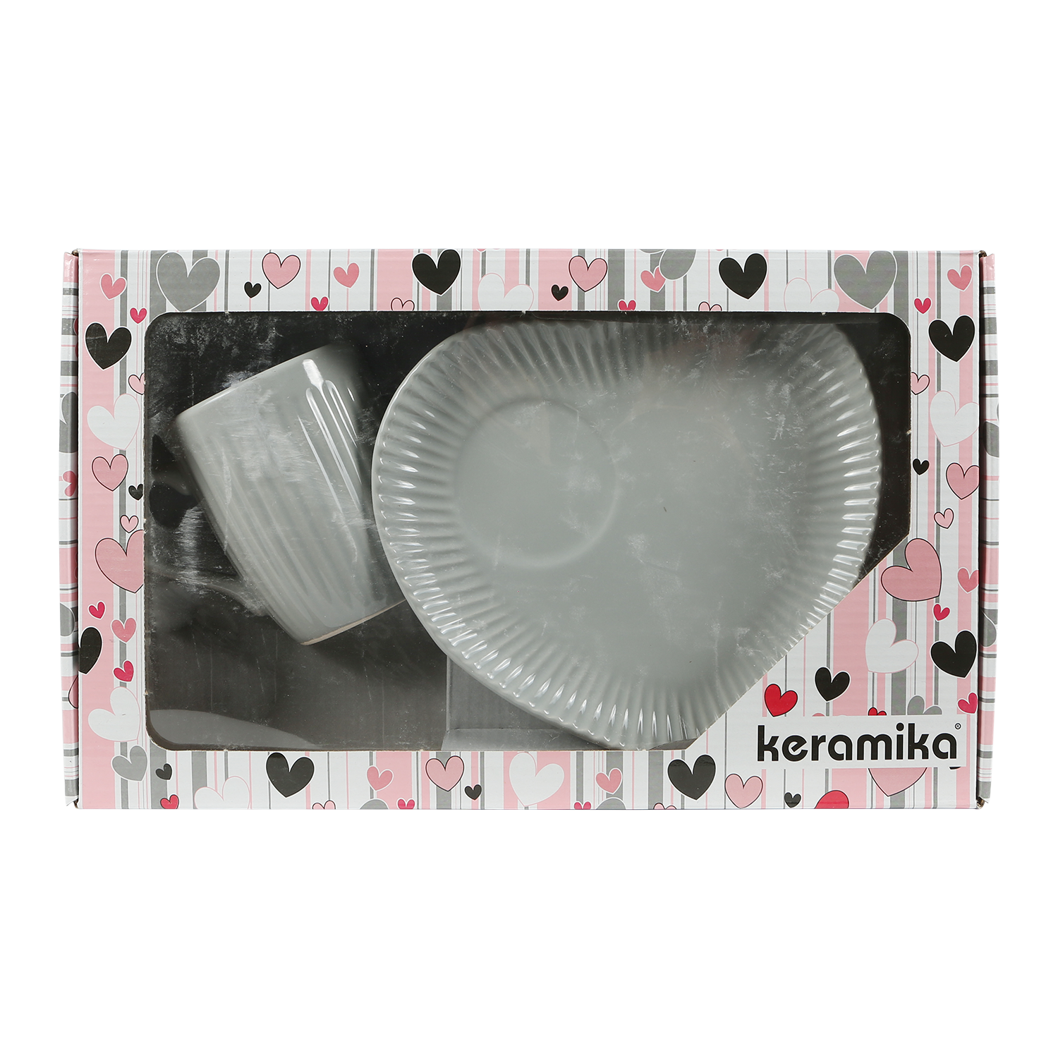 Paşabahçe Kalp Tabaklı Kupa