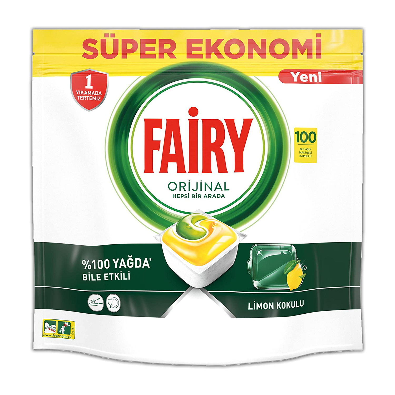 Fairy Bulaşık Kapsül H1A 100 Lü