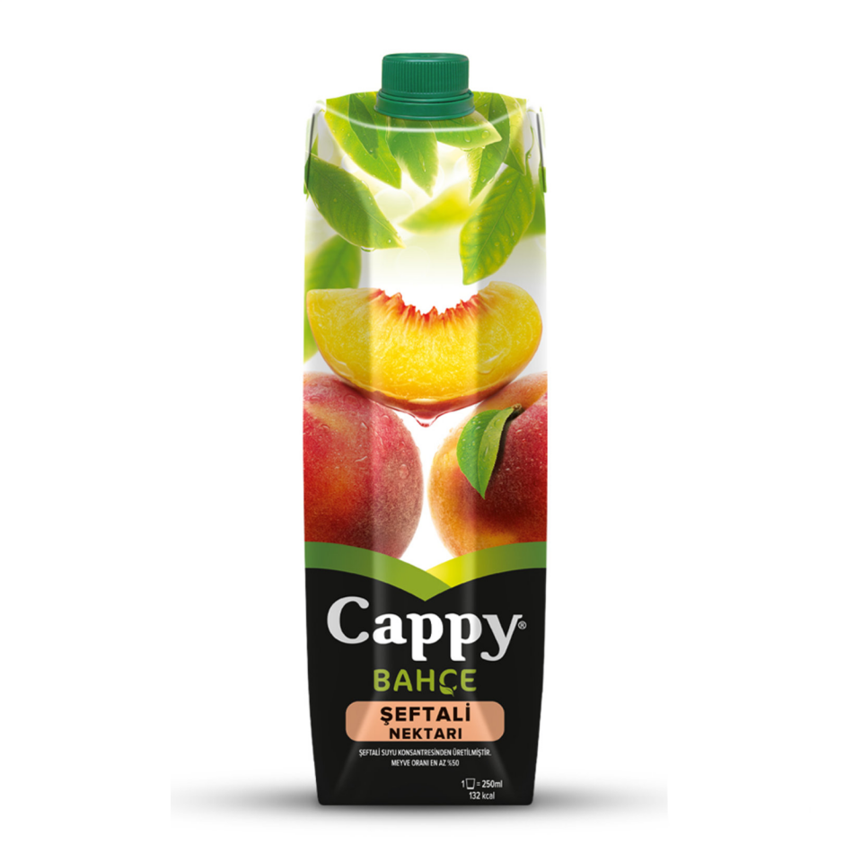Cappy Şeftali Meyve Suyu 1 LT