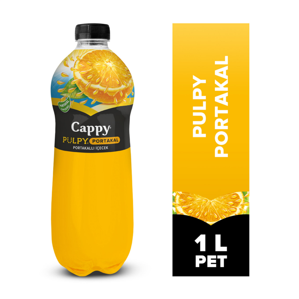Cappy Pulpy Portakal 1 LT