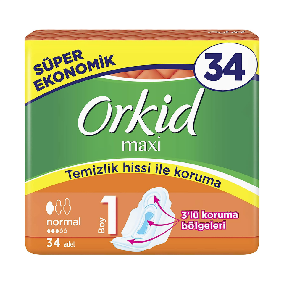 Orkid Maxi 4 Lü Normal 34 Lü