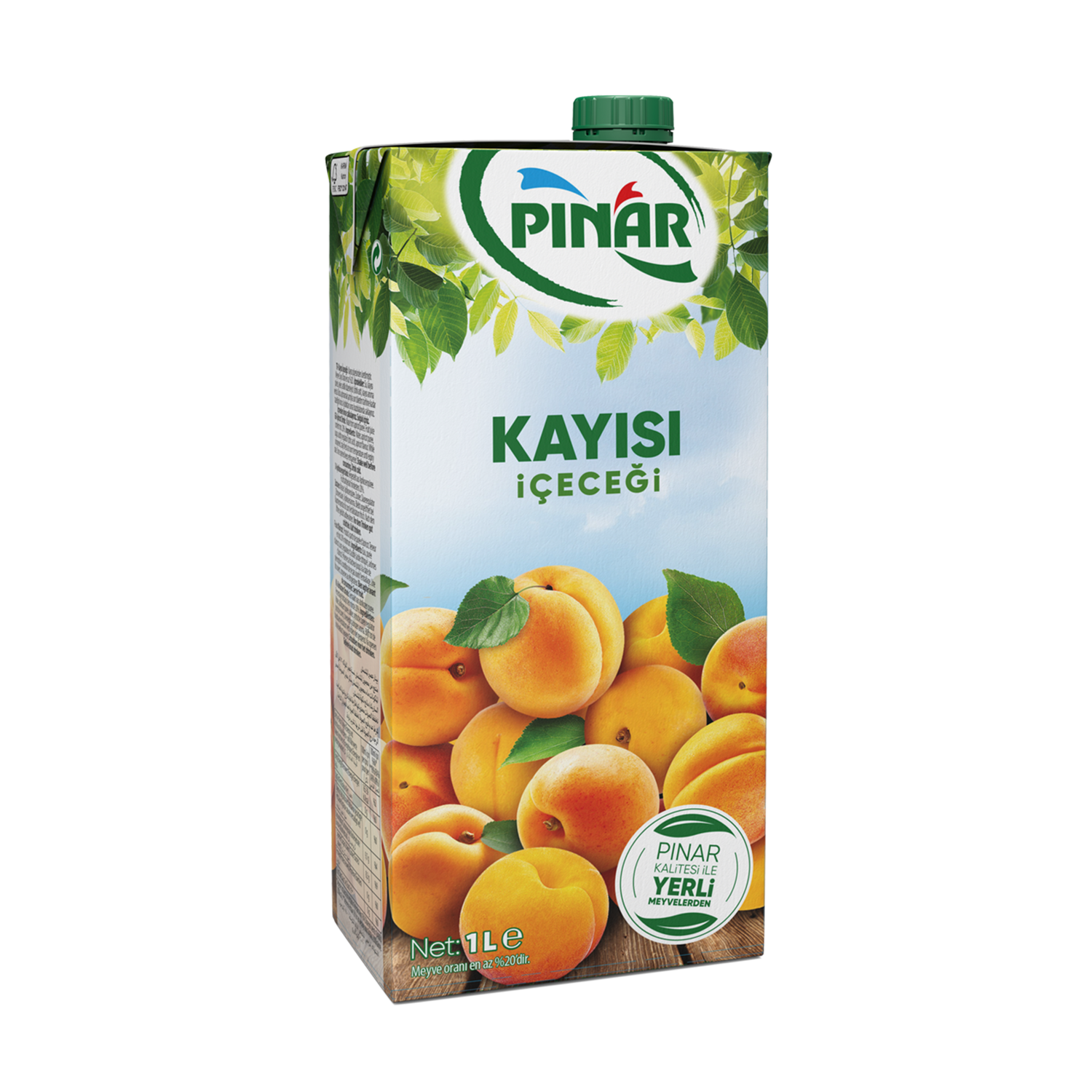 Pınar Meyve Suyu 1/1 Kayısı İçeceği