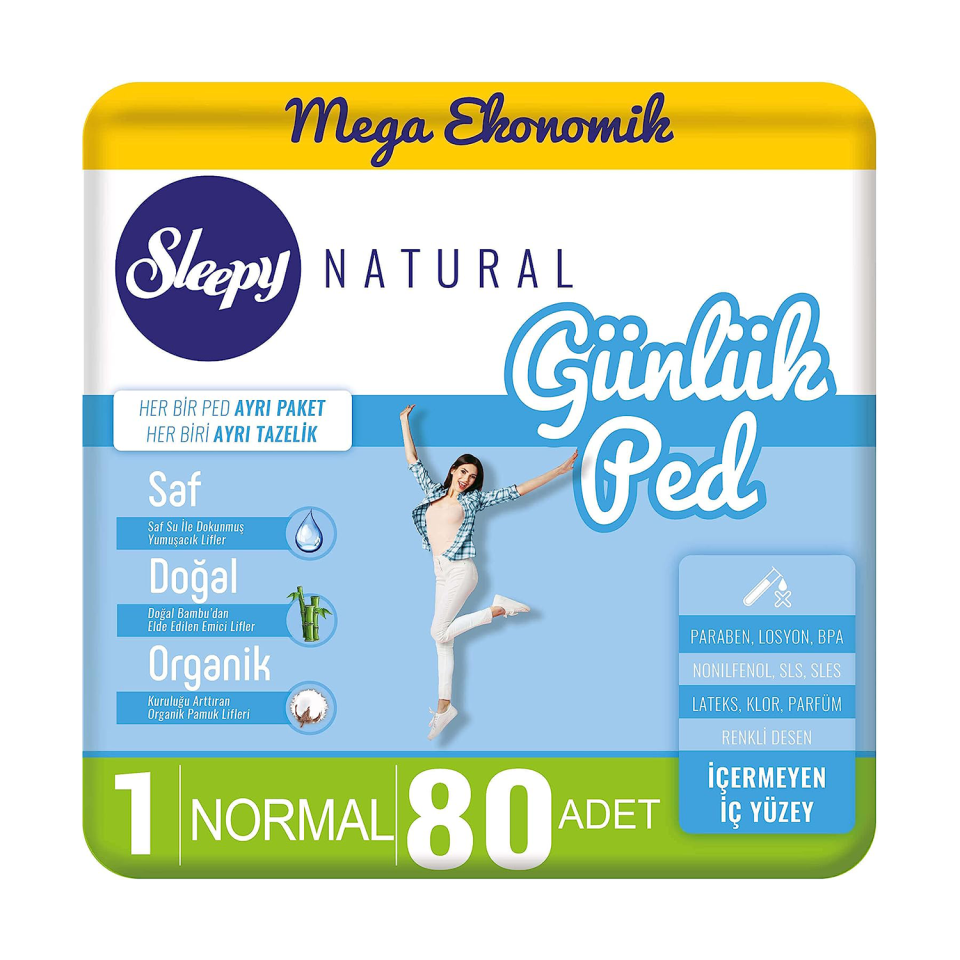 Sleepy Mega Günlük Ped Normal 80 Li