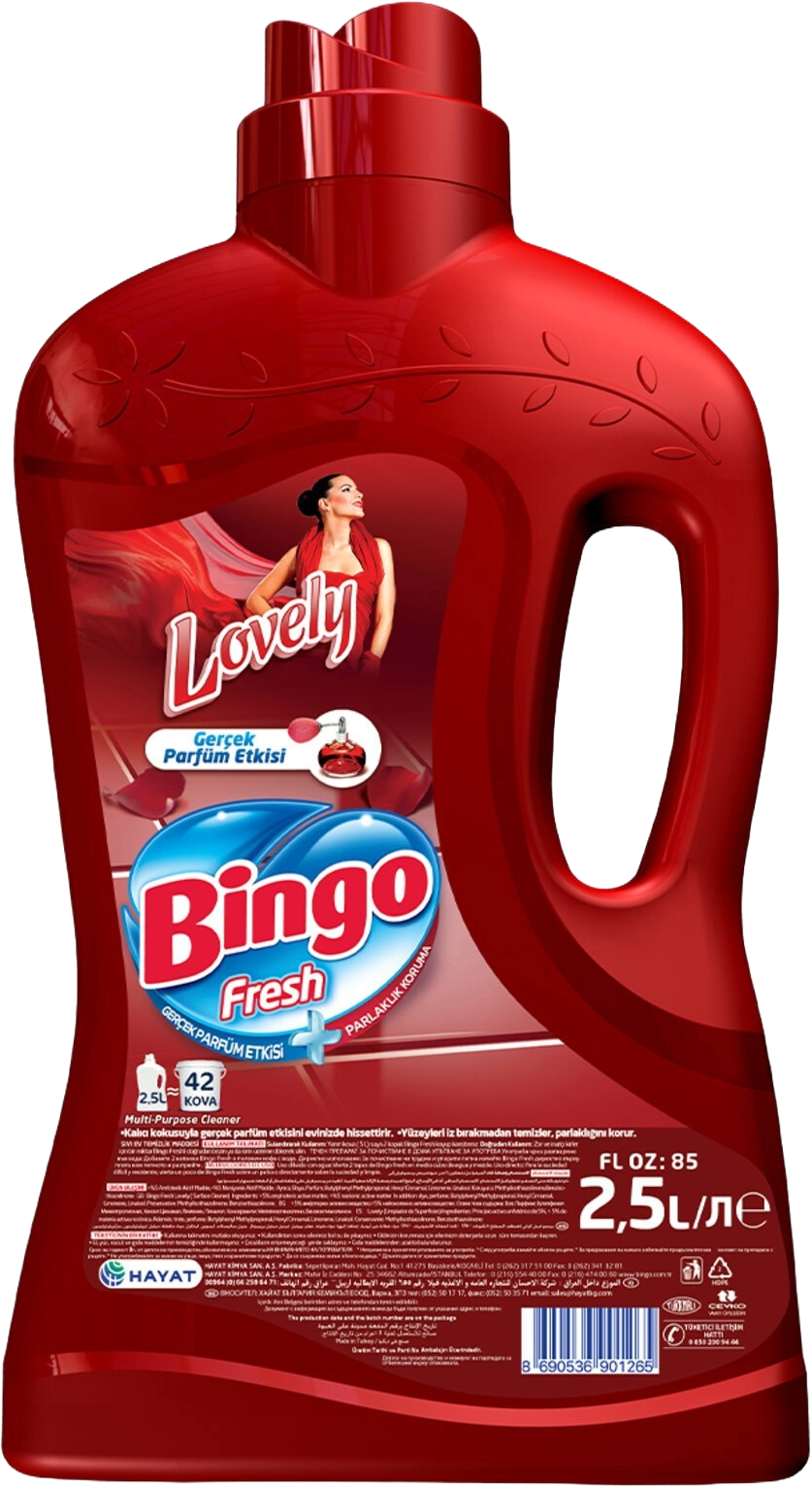 Bingo Fresh Lovely 2,5 lt Yüzey Temizleyici