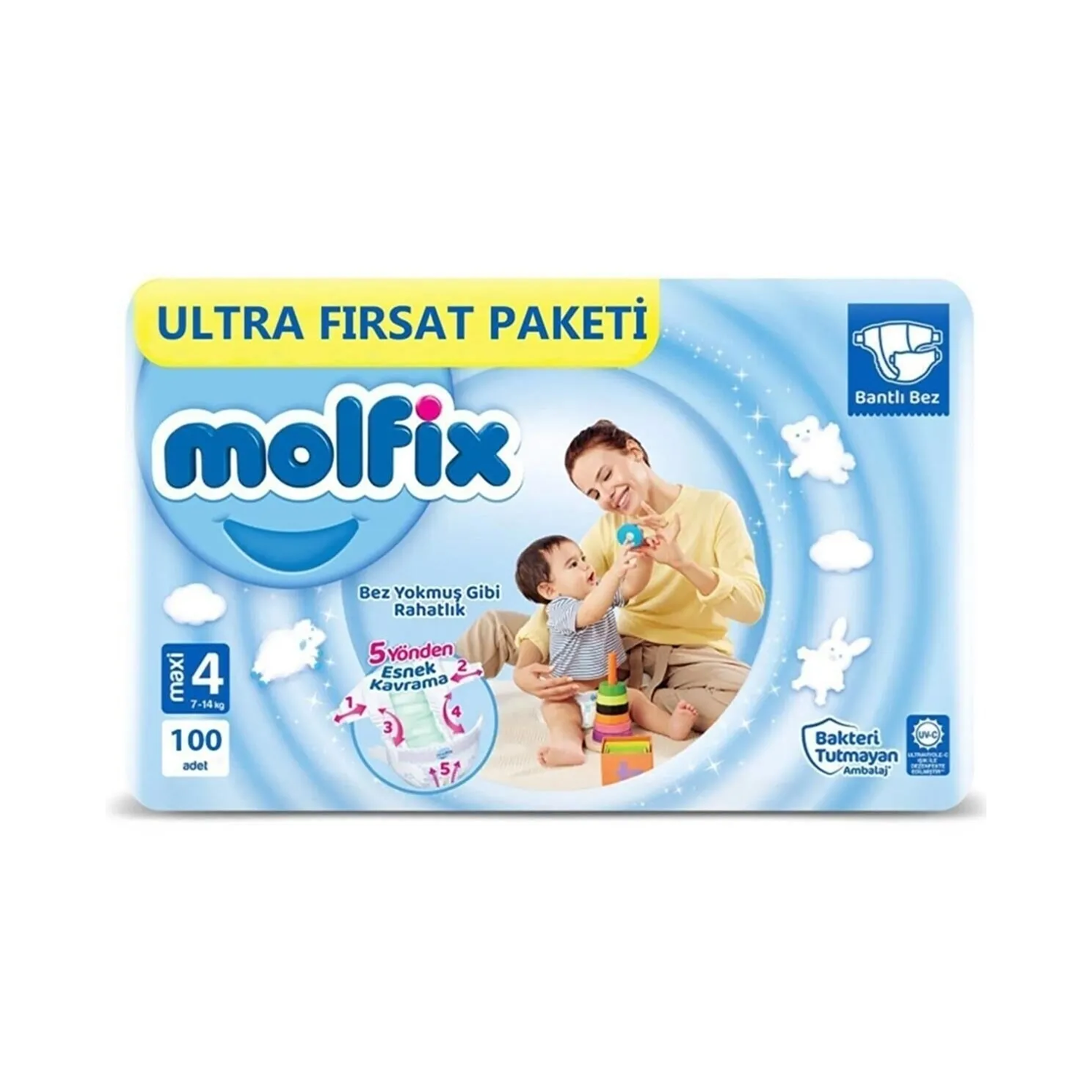 Molfix Ultra Avantaj Paket Maxi 100lü