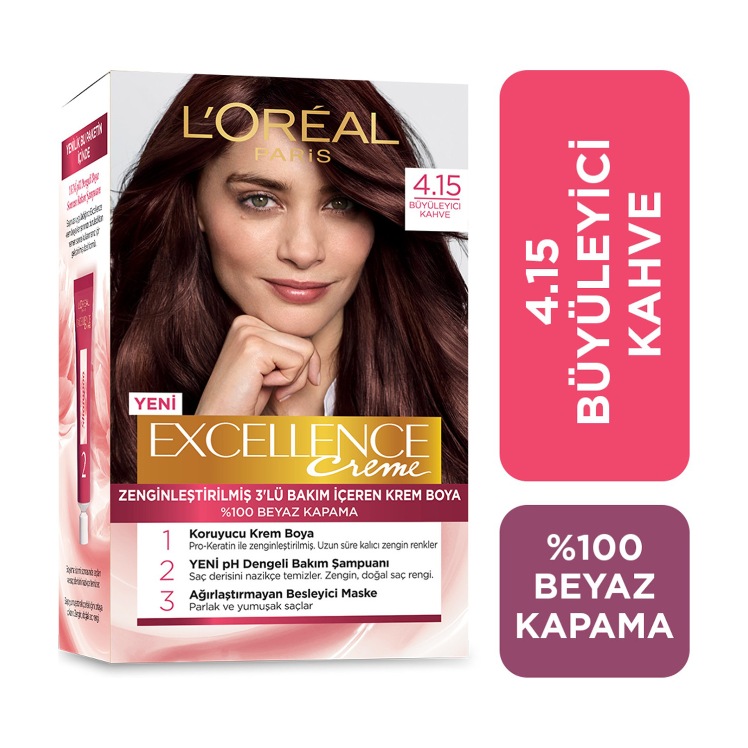 Loreal Excell 4/15 Büyüleyici Kahve