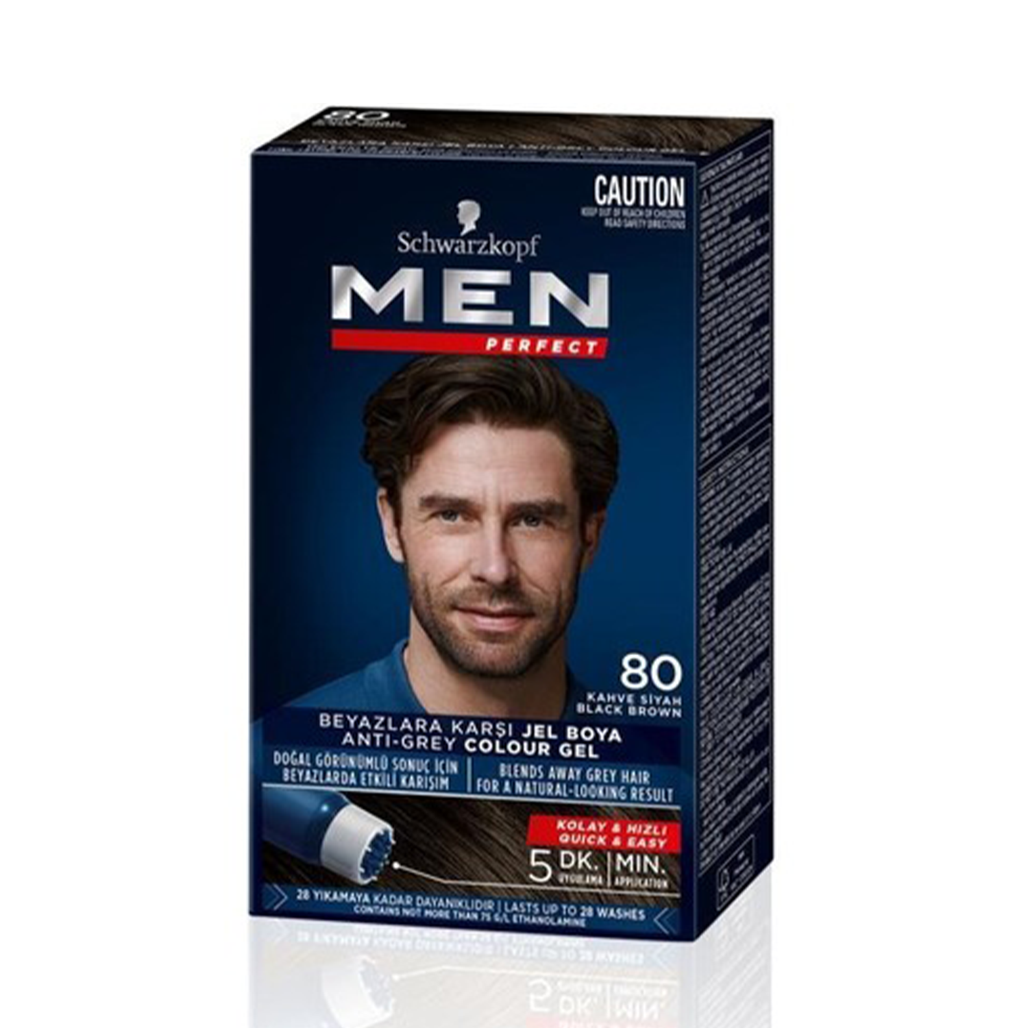 Men Perfect 80 Siyah Kahve