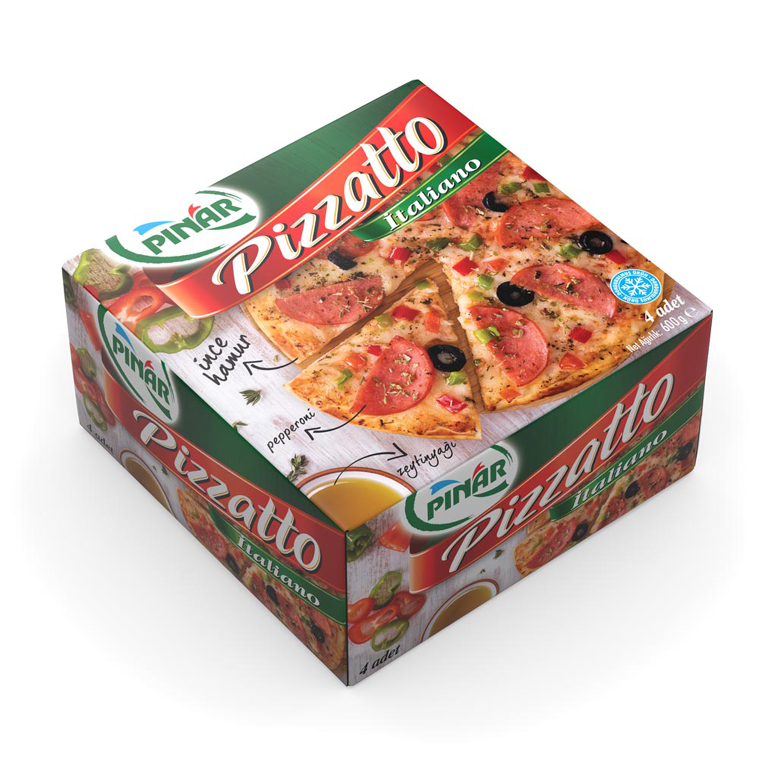 Pınar Pizza Pizzato Italiano 600 GR