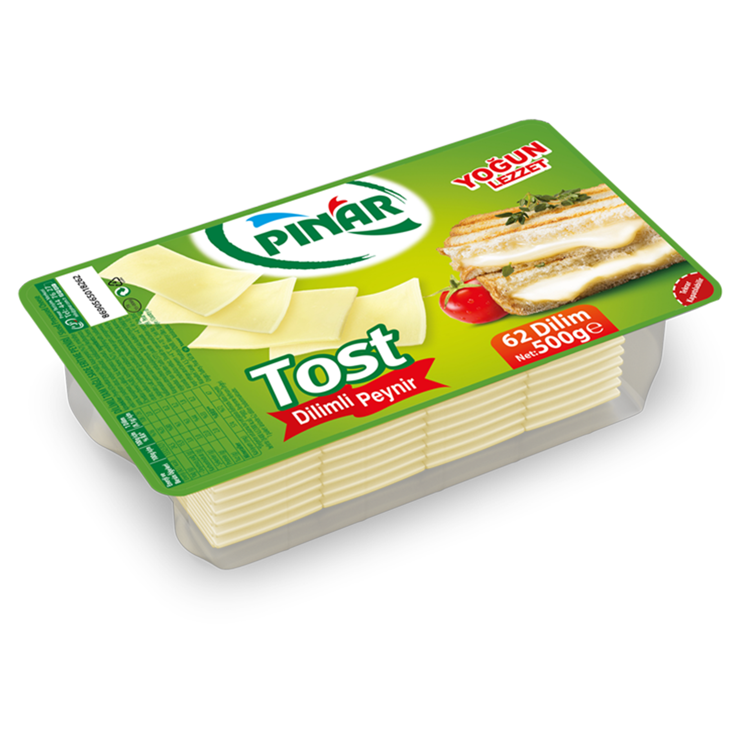 Pınar Dilimli Tost Peynir 500 GR