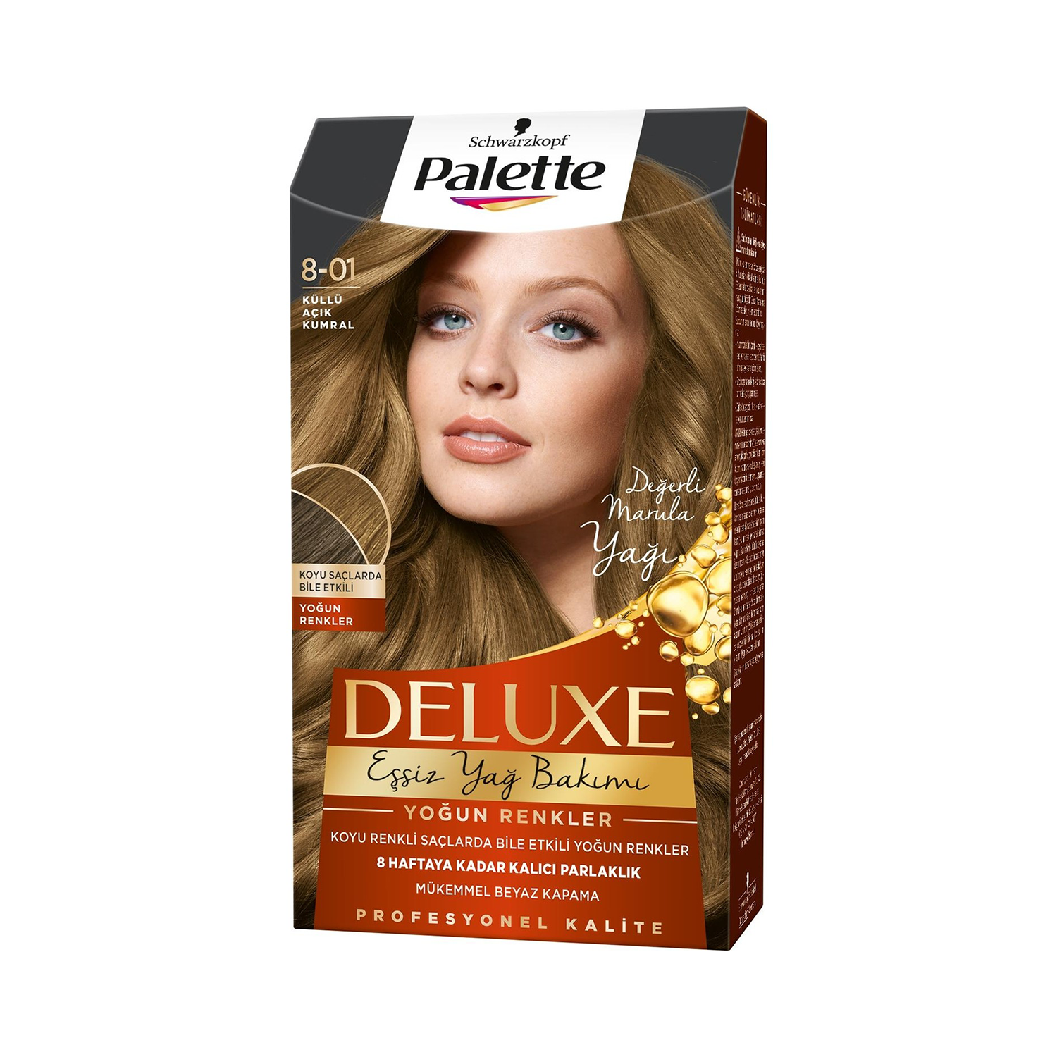 Palette 50 ML Deluxe 8-01 Küllü Açık Kumral