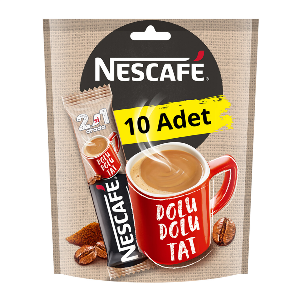 Nescafe 2si1 Arada 10Lu Paket