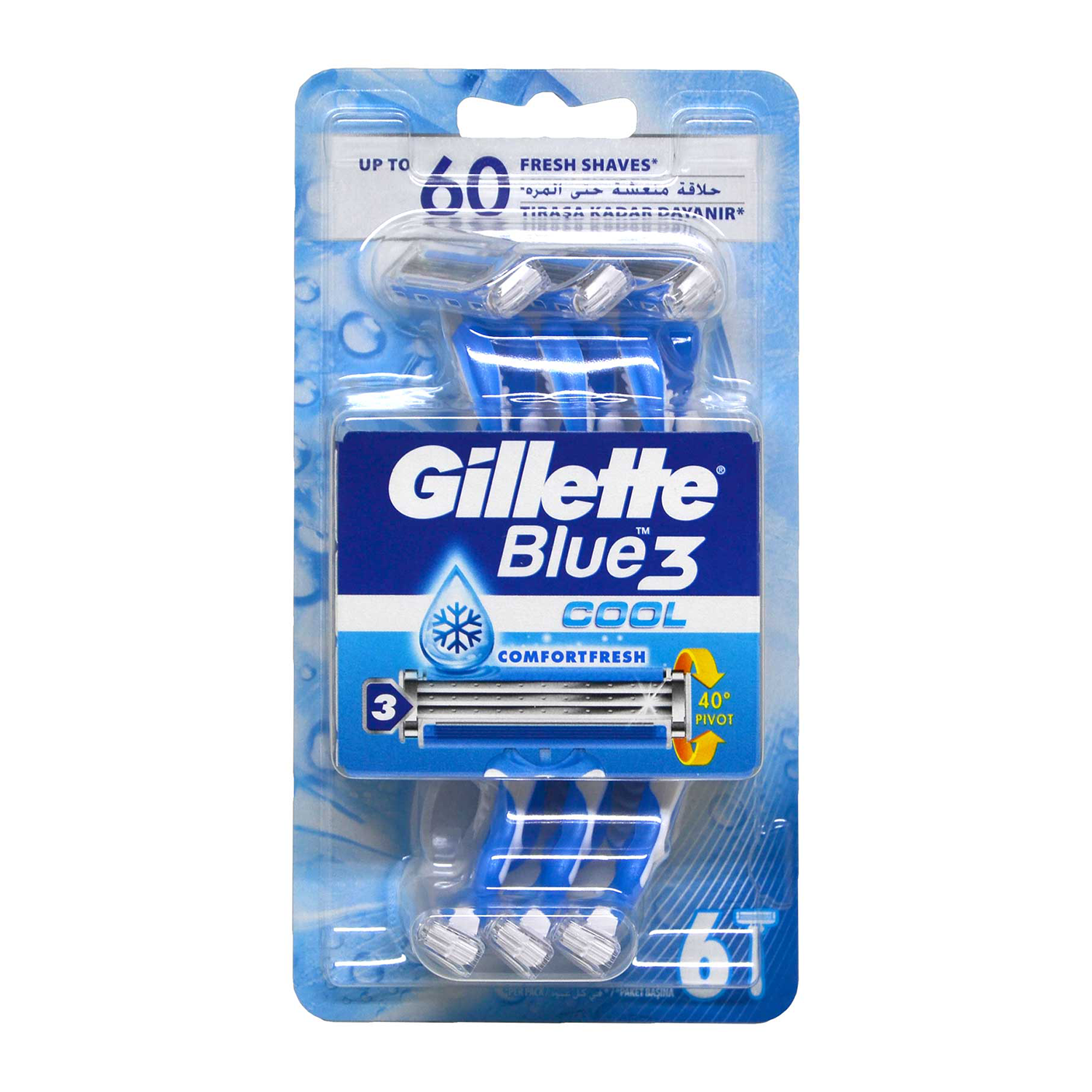 Gillette Blue-3 6'LI Coll