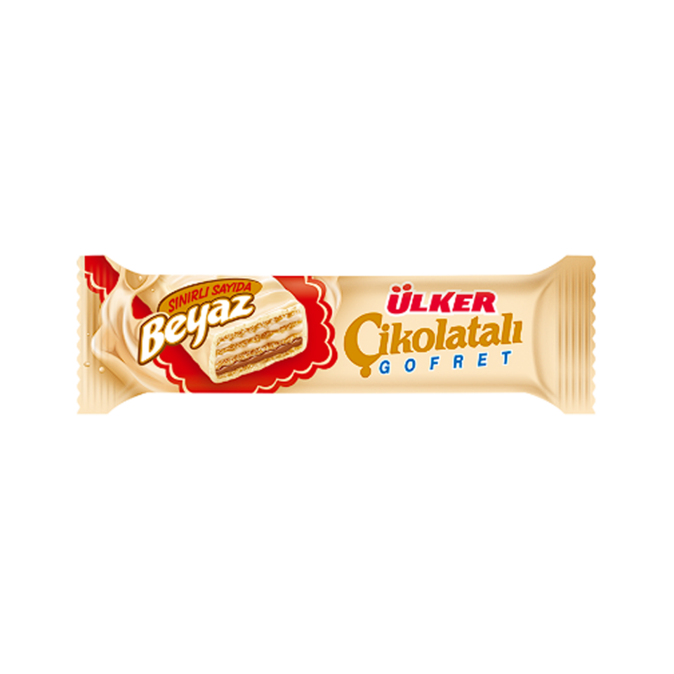 Ülker Beyaz Çikolatalı Gofret 35 GR