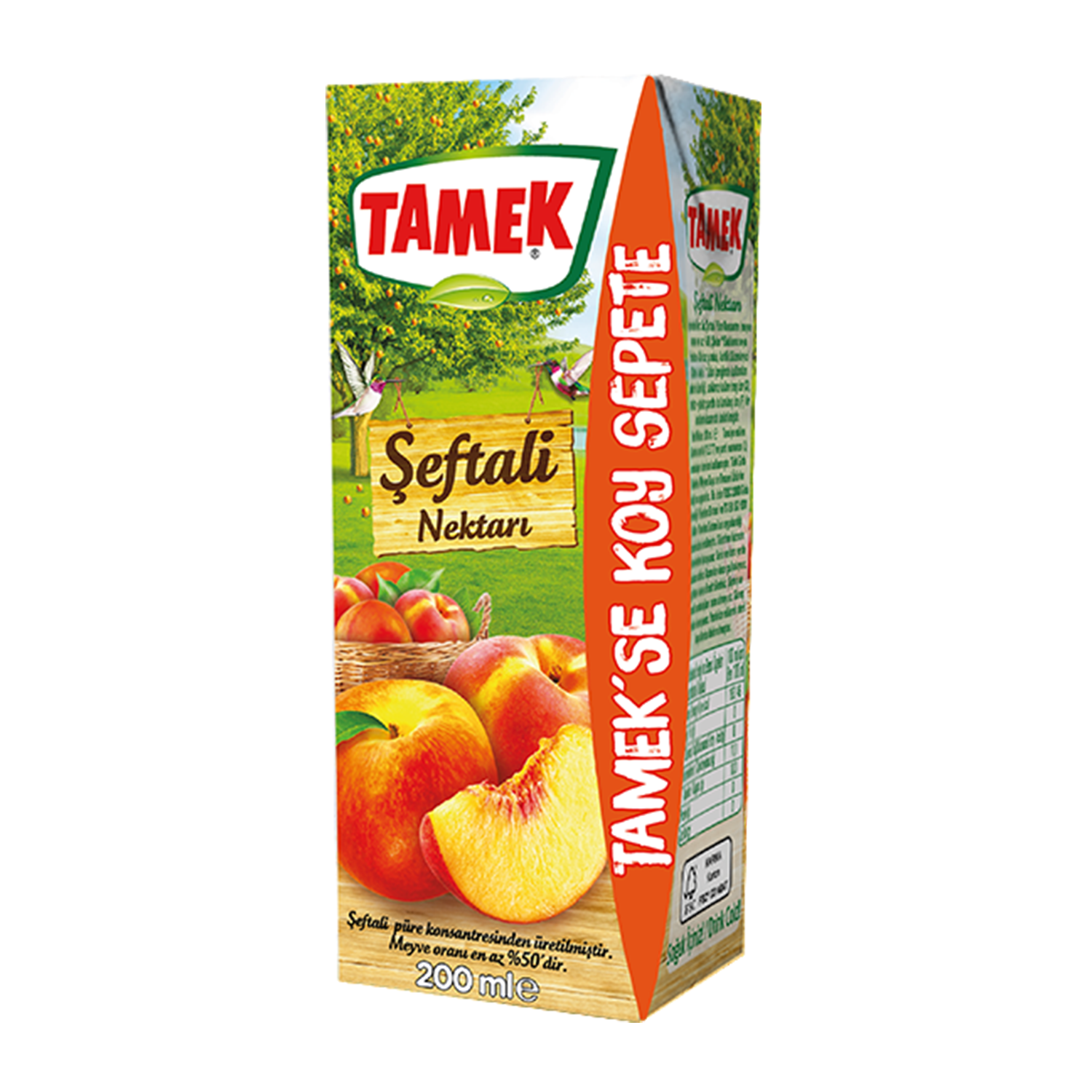 Tamek Şeftali Nektarı 200 ML