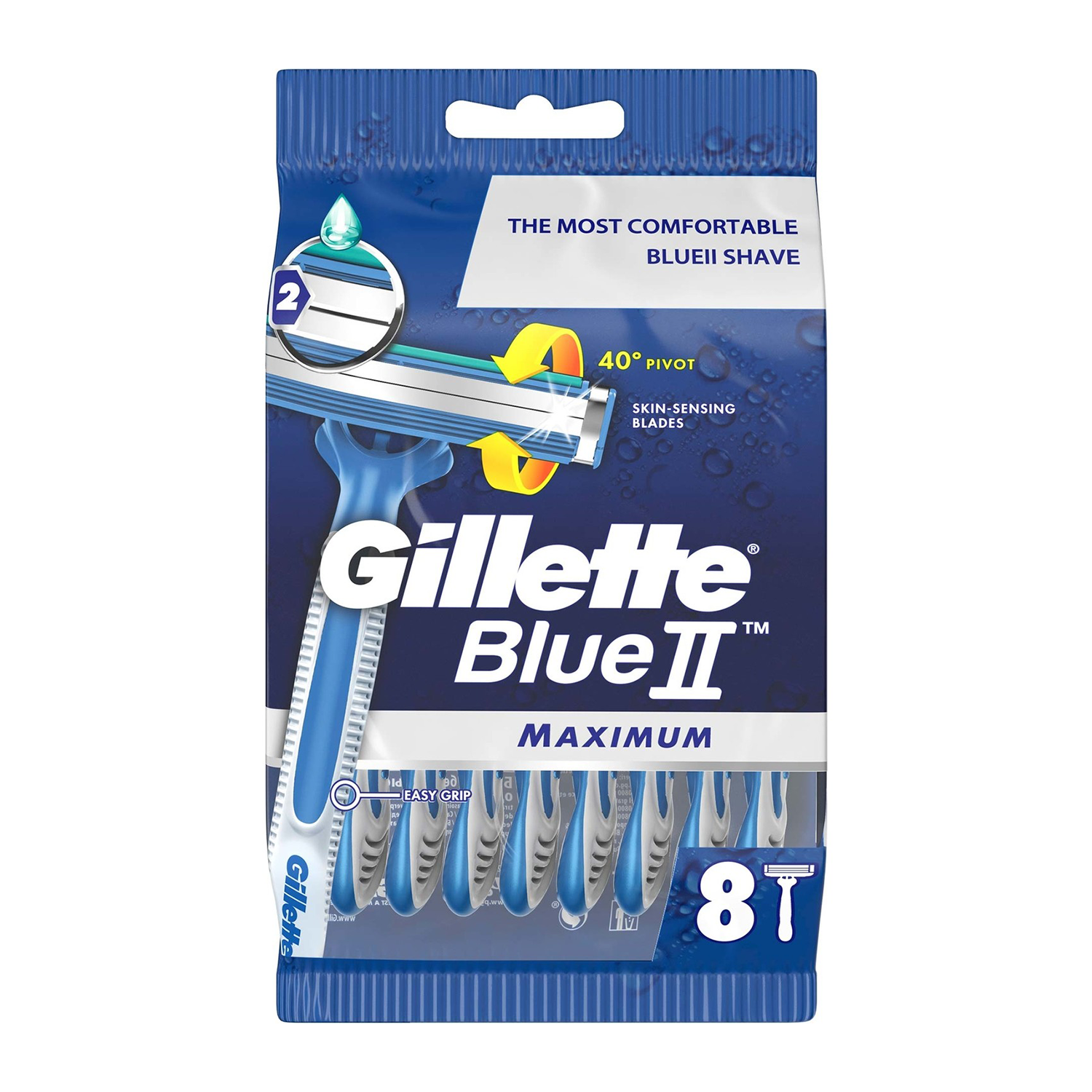 Gillette Blue II Max Hasas 8 Lİ Poşet