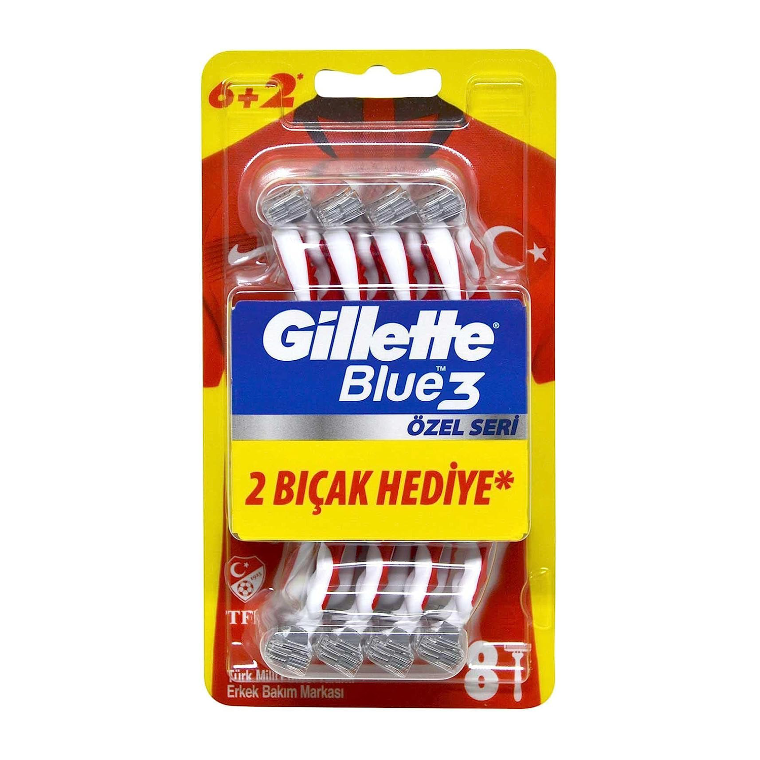Gillette Blue-3 6+2 li