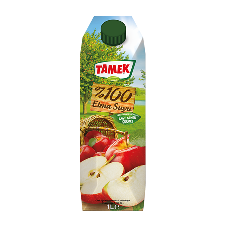 Tamek %100 Elma Suyu 1 LT