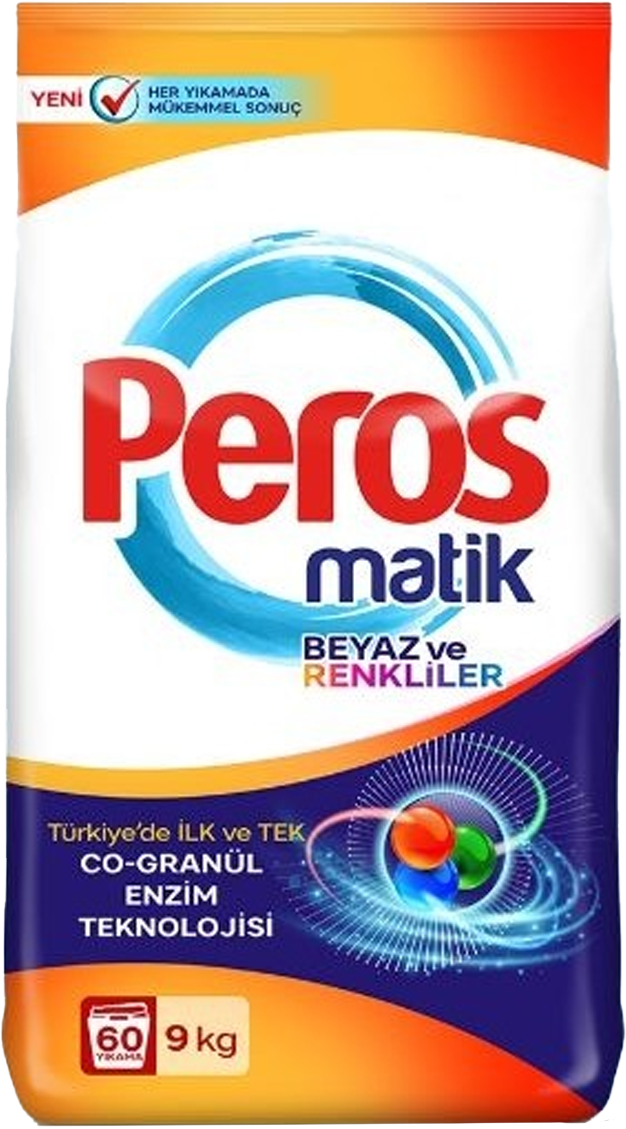 Peros Matik 9 KG Beyazlar ve Renkliler