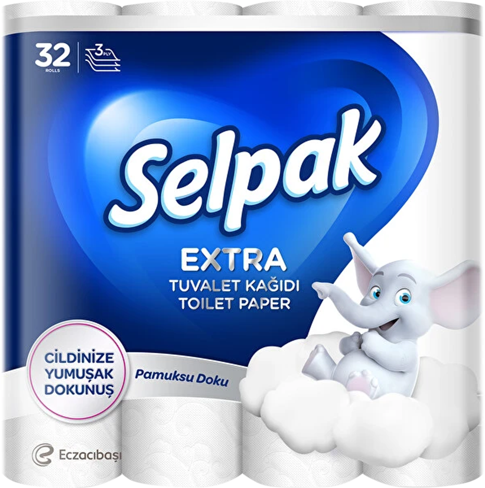 Selpak Extra Pamuk 32li Tuvalet Kağıdı