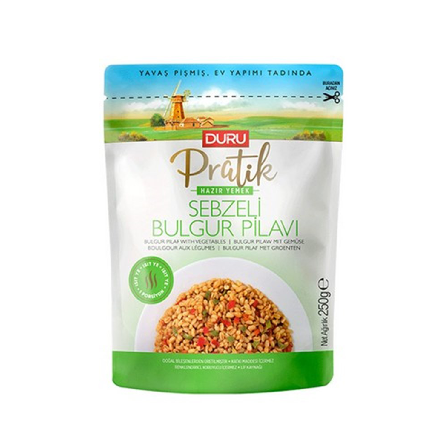 Duru Pratik Sebzeli Bulgur Pilavı 250 GR