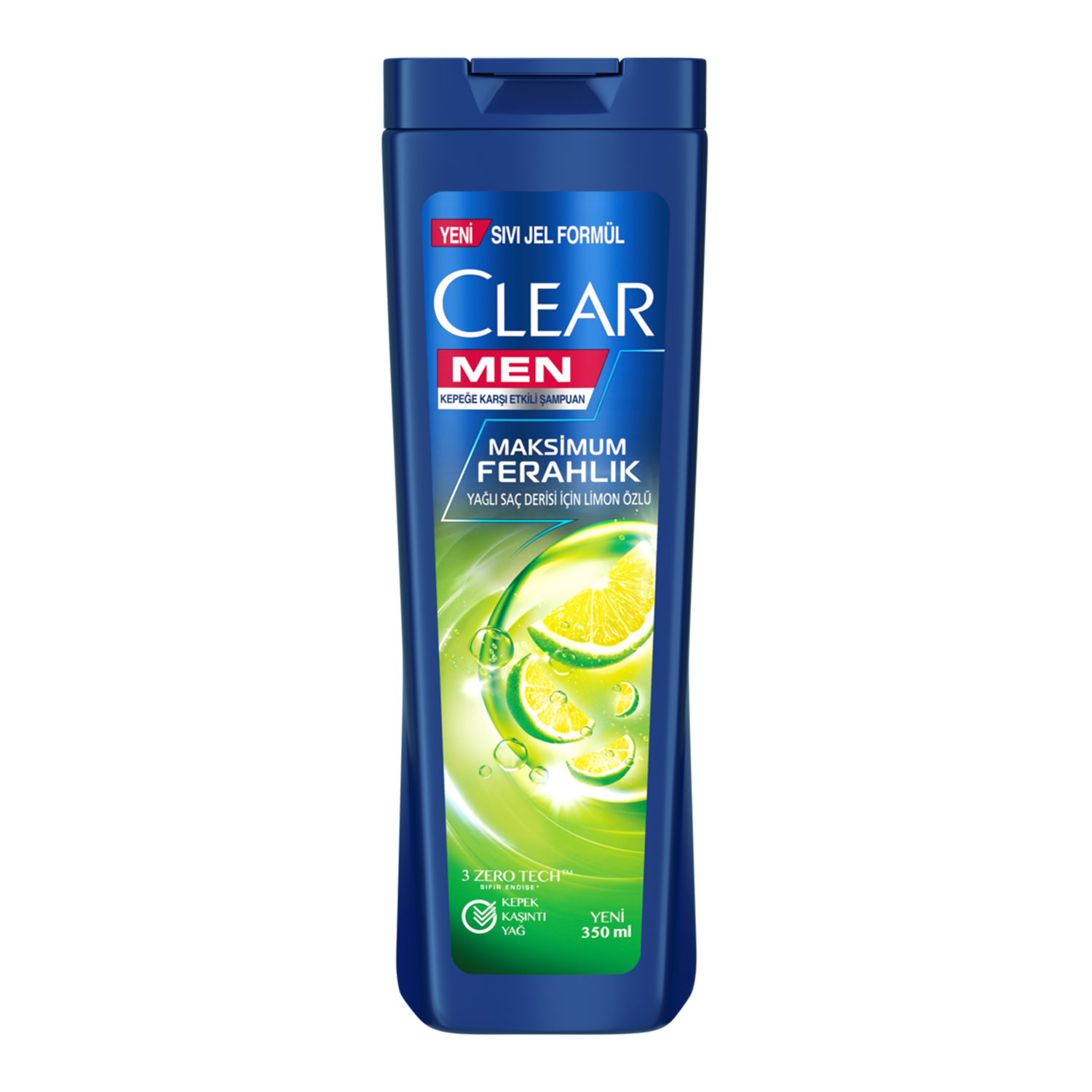 Clear Men 350 ML Şampuan Yağlı Saç Derisi