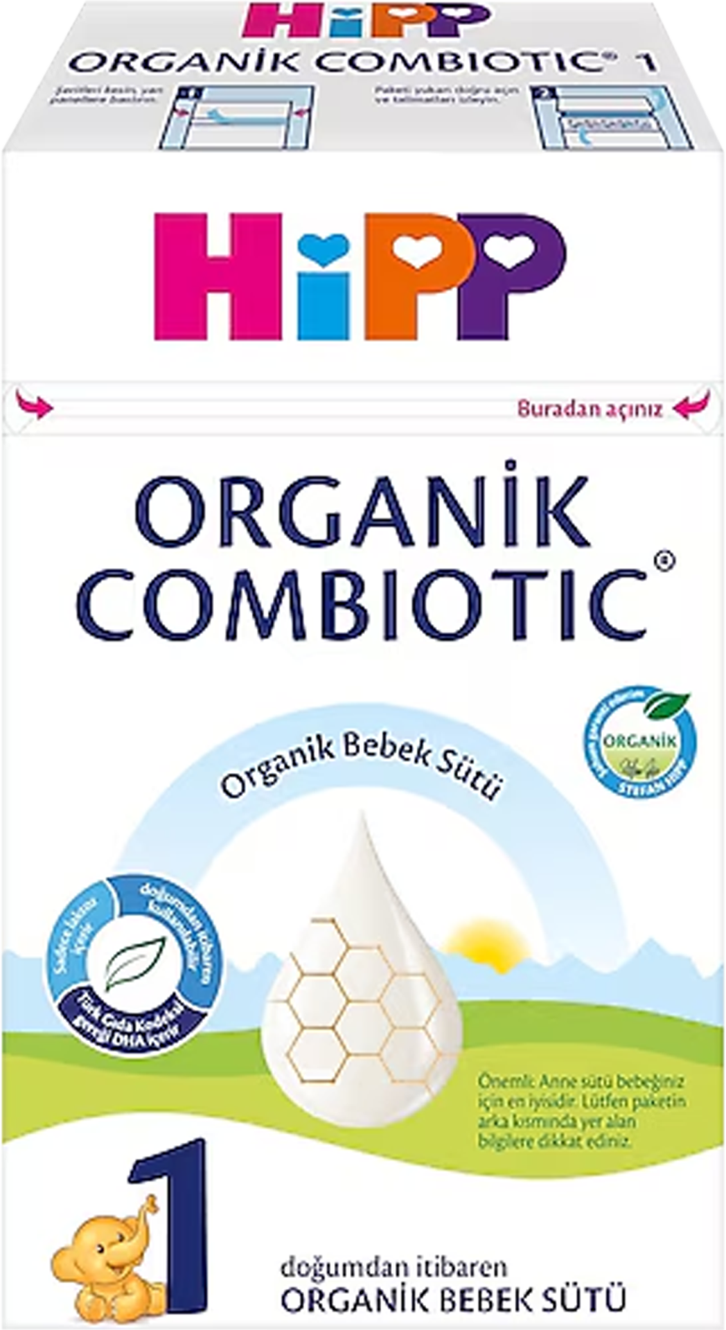 HiPP 1 Organik Combiotic Bebek Sütü 600 GR