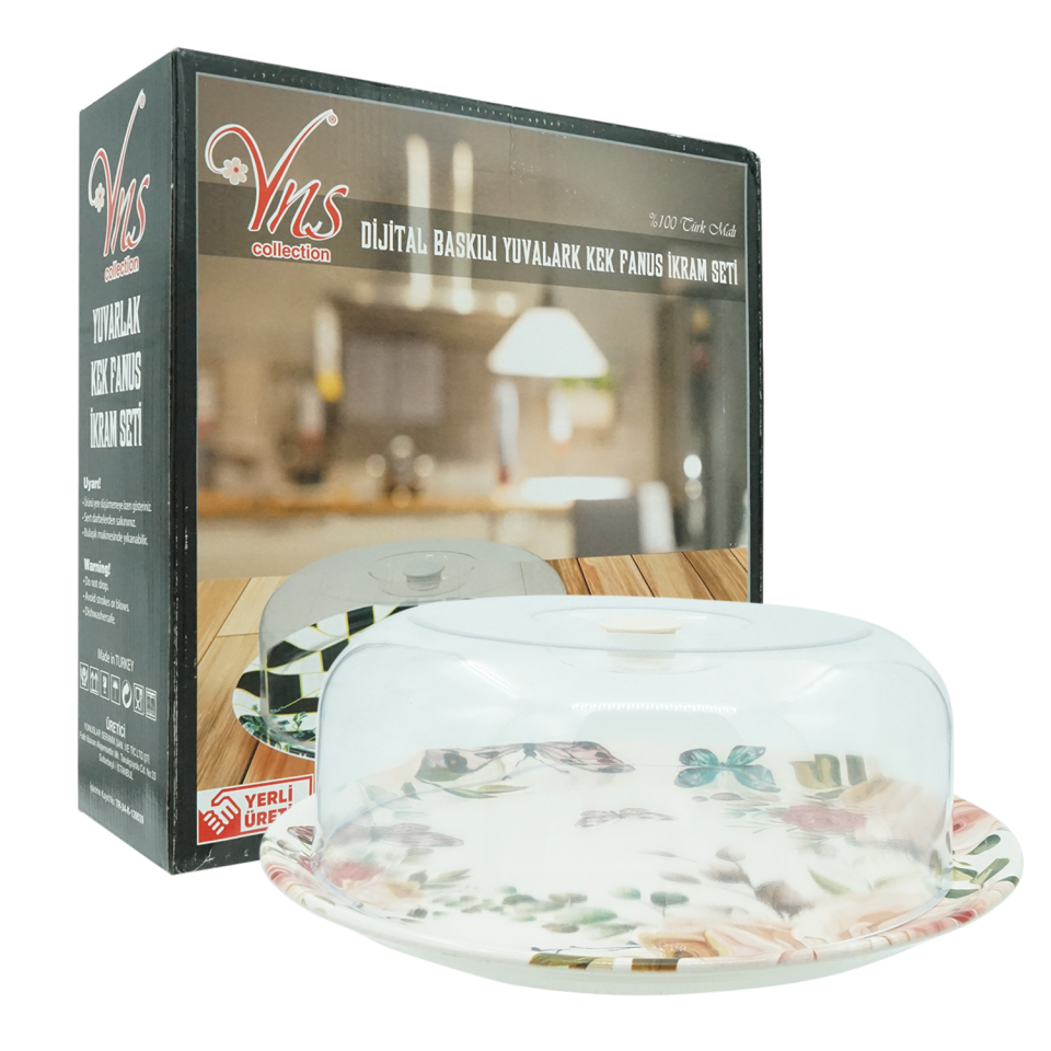 Vns Digital Yuvarlak Kek Fanusu