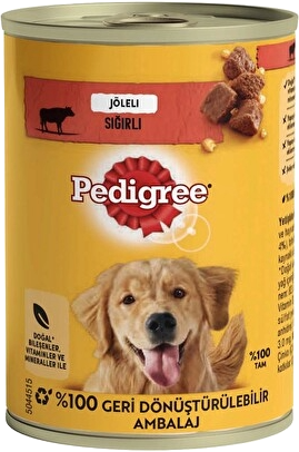 PEDG.KONSERVE BİFTEKLİ MAMA 400 GR
