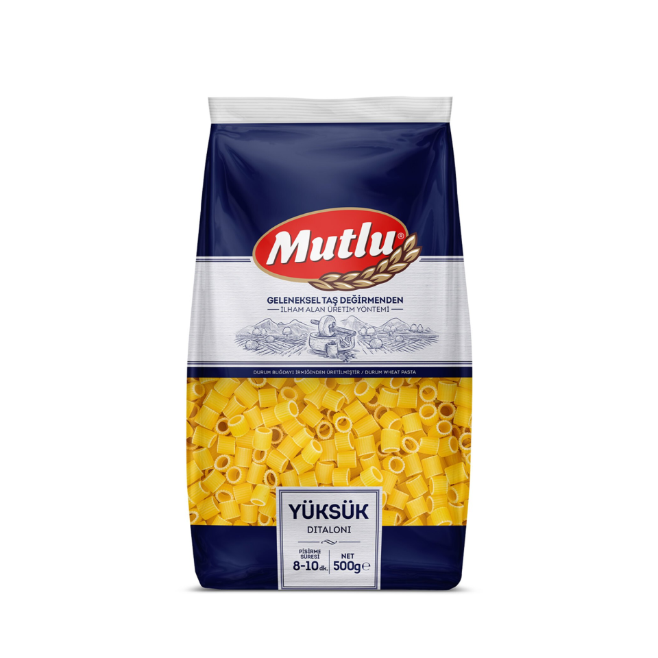 Mutlu 500 GR Yüksük Makarna