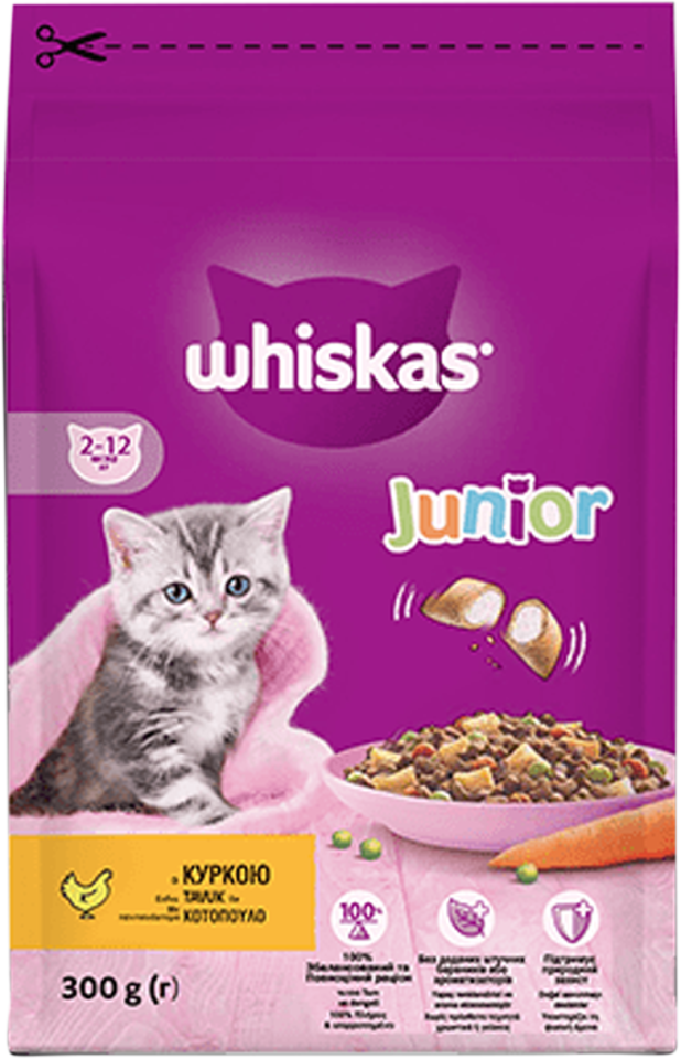 WHİSKAS KURU YAVRU KEDİ MAMA 300 GR