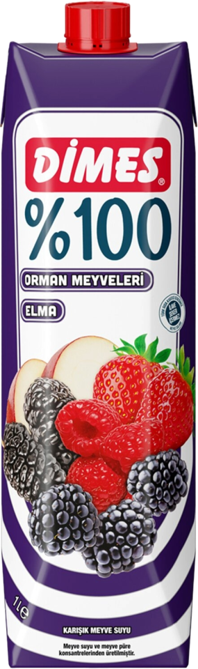Dimes Meyve Suyu 1LT Orman Meyveleri ve Elma
