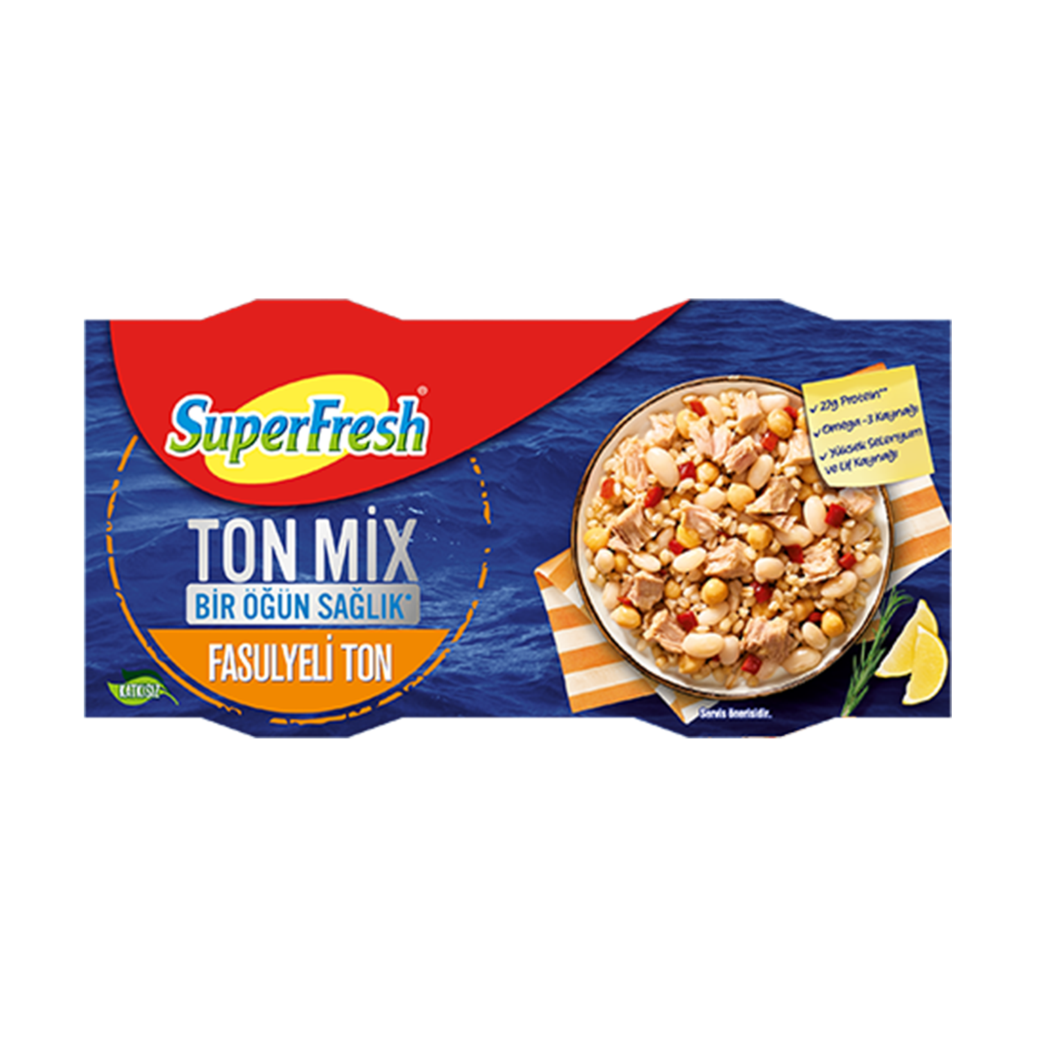 Süperfresh Fasülyeli Ton Mix 2x150 GR