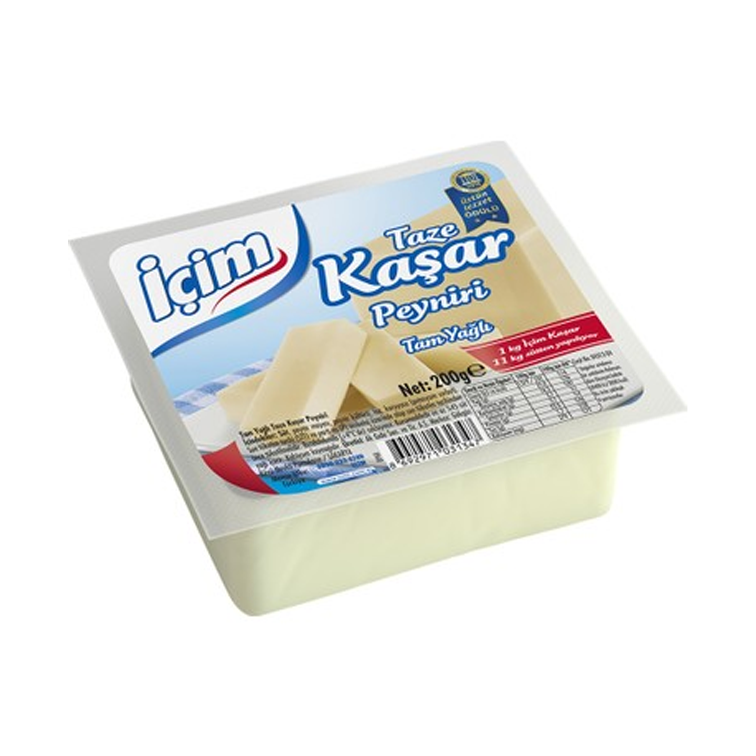 İçim Kaşar Peynir 200 GR