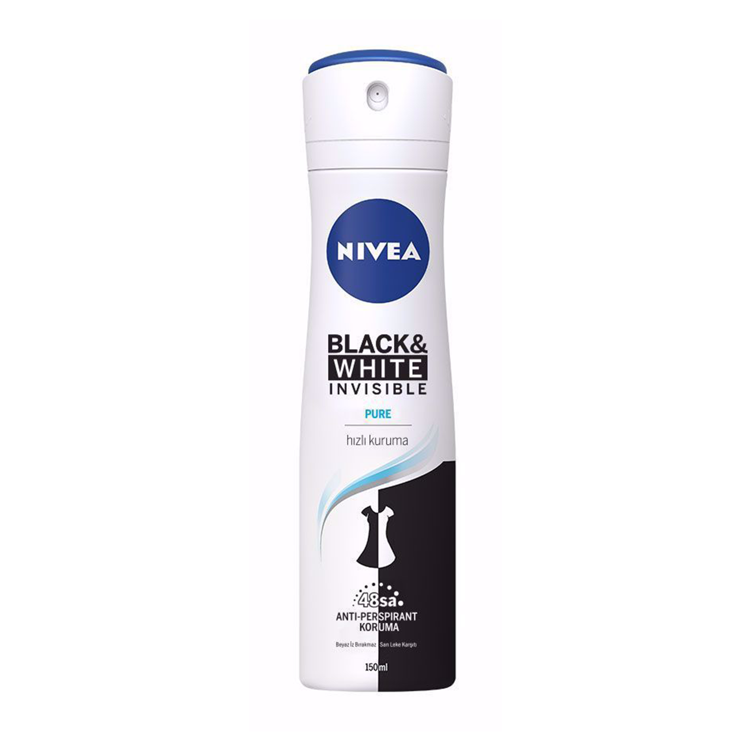 Nivea Deodorant 150 ML Invisible Black&White Women