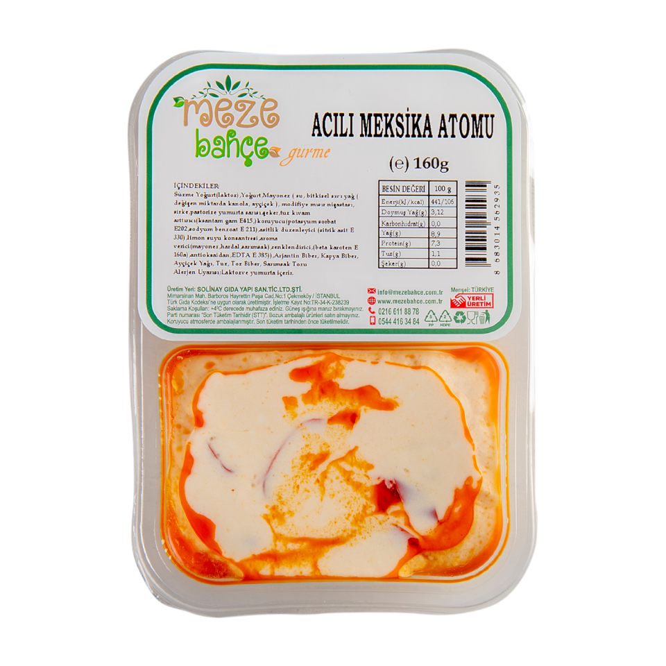 Meze Bahçe Acılı Atom 160 Gr