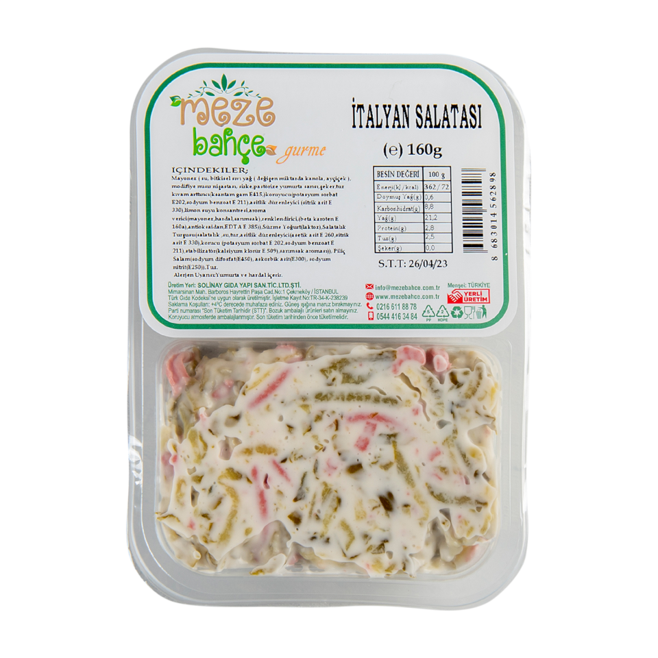 Meze Bahçe İtalyan Salatası 160 Gr