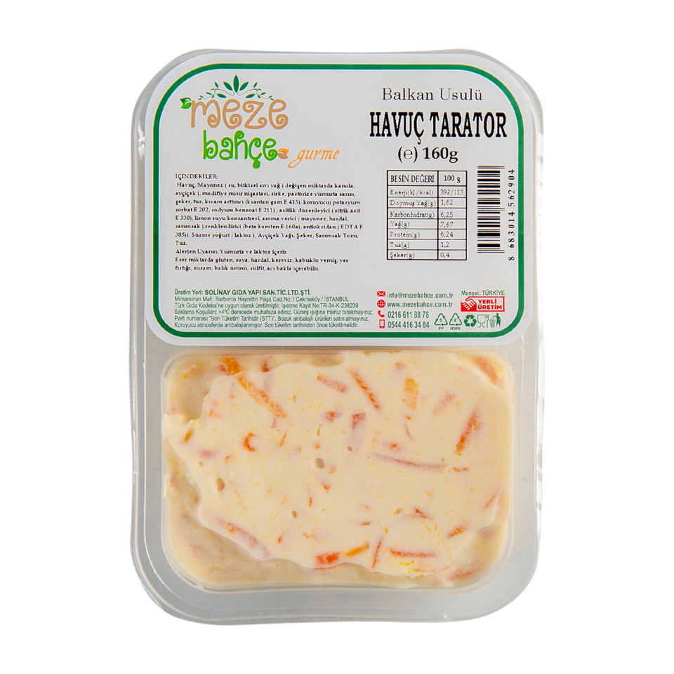 Meze Bahçe Havuç Tarator 160 Gr